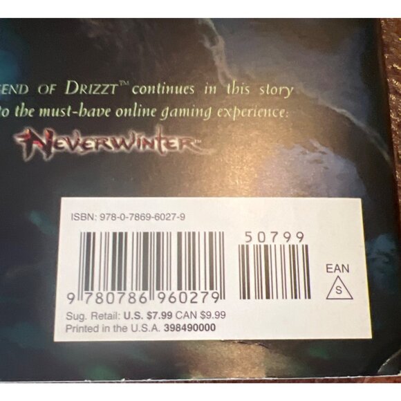 R.A. Salvatore "Neverwinter" Book II Dungeons & Dragons Forgotten Realms Paperba - Picture 4 of 5